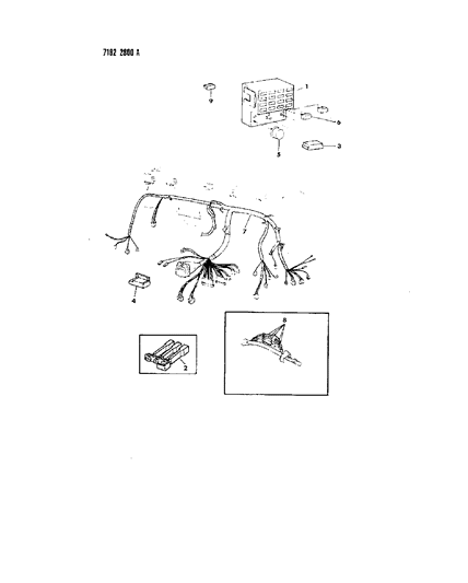 1987 Dodge Lancer Instrument Panel Wiring Diagram