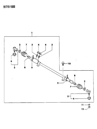 1991 Dodge Stealth Gear - Power Steering Diagram 2