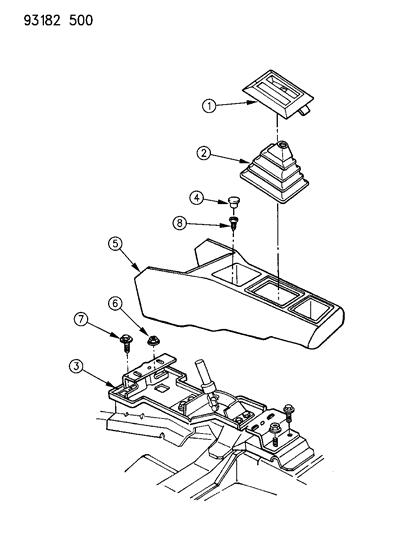 1993 Dodge Shadow Consulate Diagram