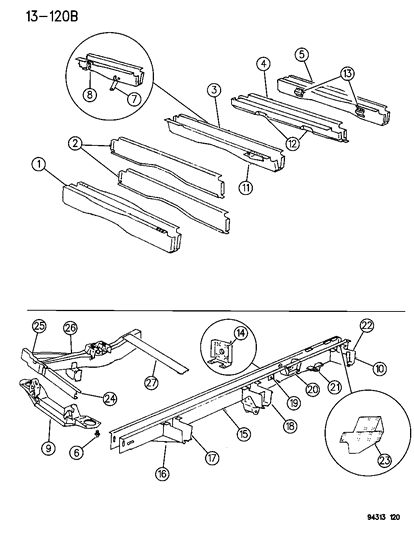 1994 Dodge Ram Van Frame Diagram