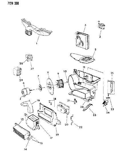 1987 Dodge Charger Heater Unit Diagram