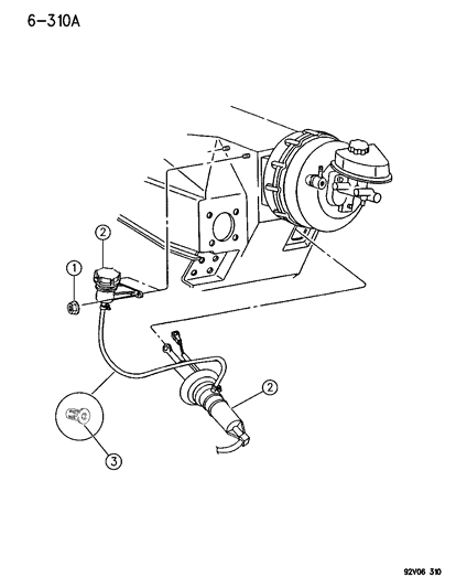 1992 Dodge Viper Clutch Actuation System Diagram