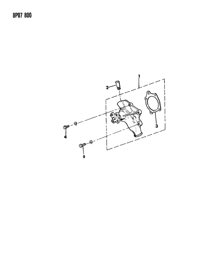 1991 Dodge Monaco Water Pump Diagram 1