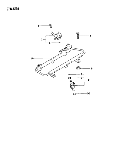 1989 Dodge Raider Fuel Rail Diagram