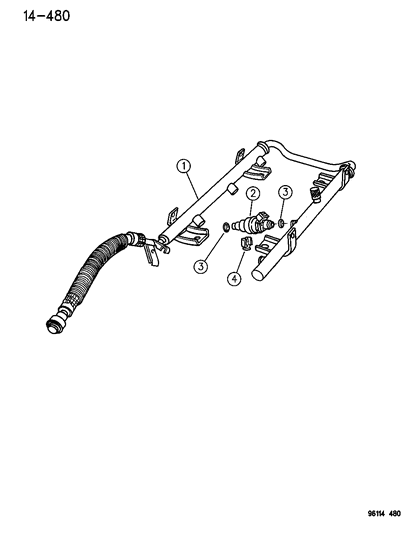 1996 Dodge Grand Caravan Fuel Rail Diagram 3