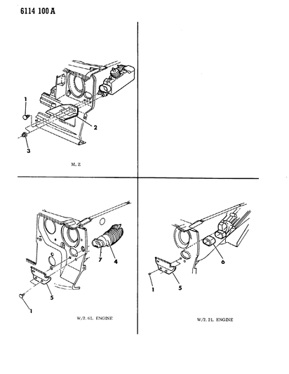 1986 Chrysler Laser Fresh Air Intake System Diagram