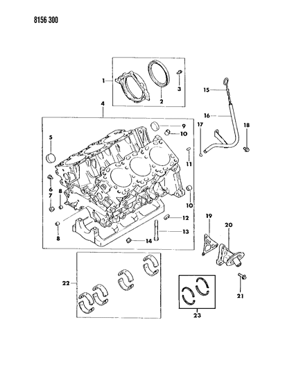 1988 Chrysler New Yorker Cylinder Block Diagram 3