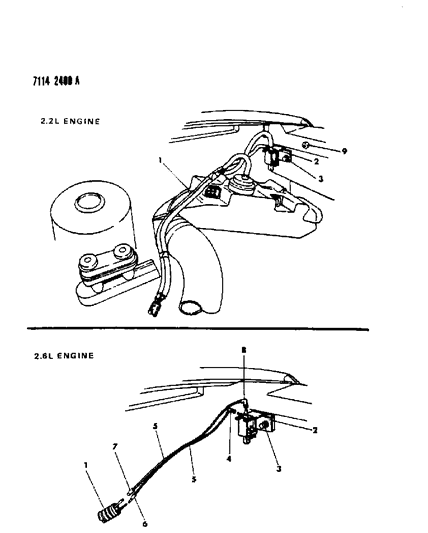 1987 Dodge Caravan Air Condition Idle Up System Diagram