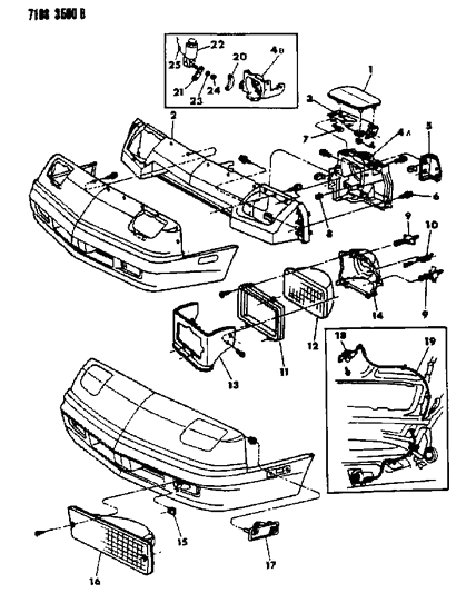 1987 Dodge Daytona Screw Diagram for 6100287