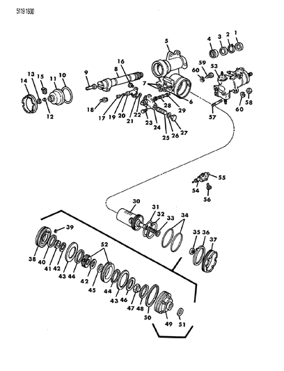 1985 Chrysler Fifth Avenue Gear - Power Steering Diagram