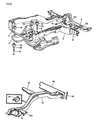 1985 Dodge Diplomat Frame Diagram