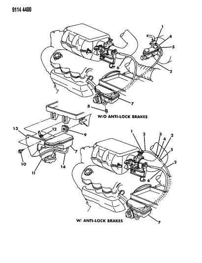 1989 Dodge Dynasty Speed Control Diagram 2