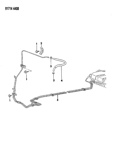 1991 Dodge Colt Fuel Line Diagram