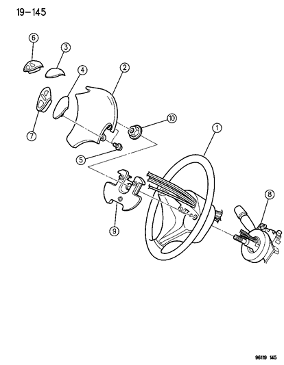 1996 Chrysler Town & Country Switch Diagram for 4685545