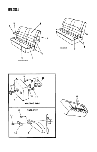 1988 Dodge Caravan Rear Seat Diagram 1