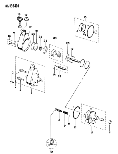 1985 Jeep Wagoneer Power Steering Pump Diagram 2