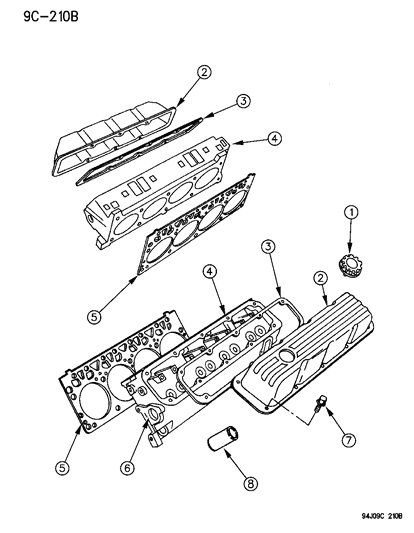 1996 Jeep Grand Cherokee Cylinder Head Diagram