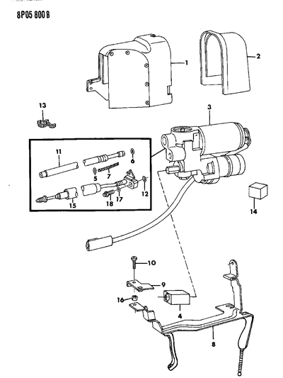 1990 Dodge Monaco Pump&MTR-ABSBRAKES Diagram for R4584472