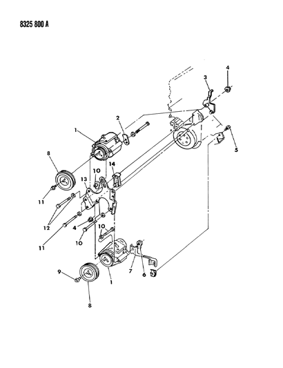 1988 Dodge Ramcharger Air Pump Diagram 1