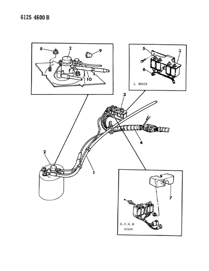 1986 Dodge Omni Vapor Canister Diagram 4