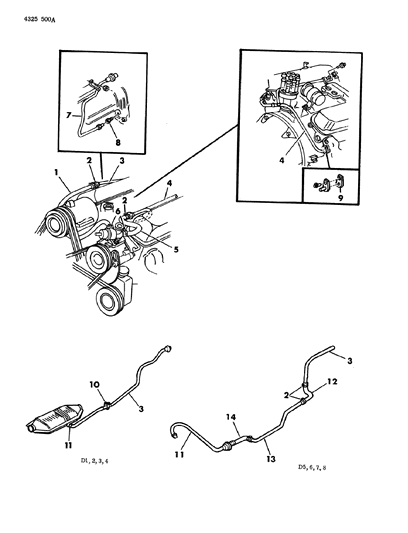 1984 Dodge D150 Air Pump Tubing Diagram 2