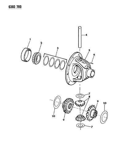 1986 Dodge W350 Differential Diagram 2