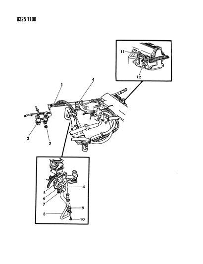 1988 Dodge Dakota Tube EGR Val To Intake MANF Diagram for 4201232