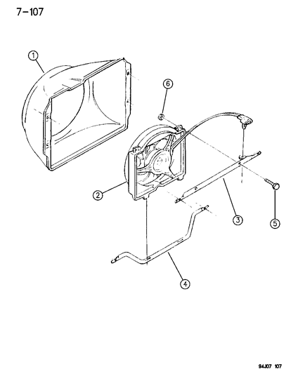 1994 Jeep Wrangler Pulley Fan Diagram