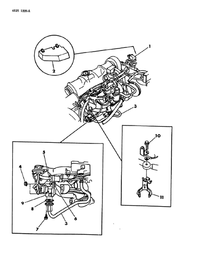1984 Chrysler Laser EGR System Diagram 2