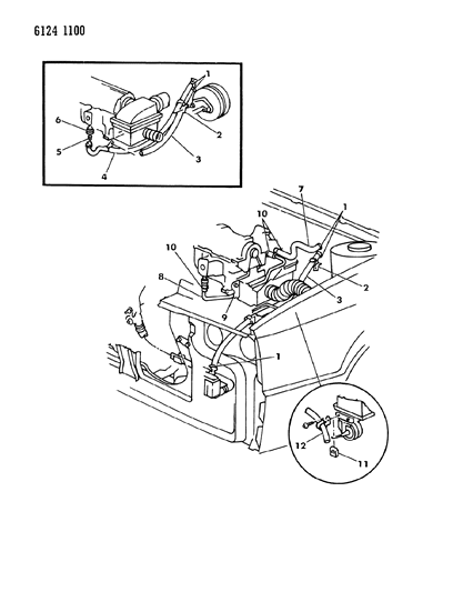 1986 Dodge Lancer Plumbing - Heater Diagram