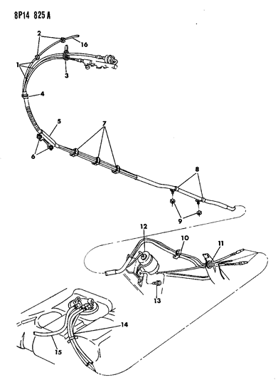 1991 Dodge Monaco Fuel Line Diagram 2