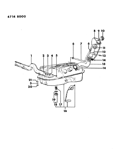 1984 Dodge Ram 50 Fuel Tank Diagram 2