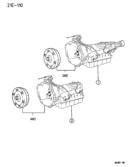 1996 Jeep Cherokee Transmission Assembly Diagram 2