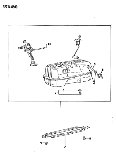 1992 Dodge Ram 50 Fuel Tank Diagram 5