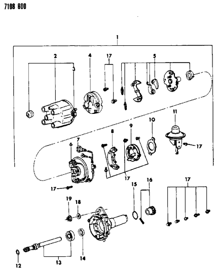 1987 Dodge Caravan Distributor Diagram 3