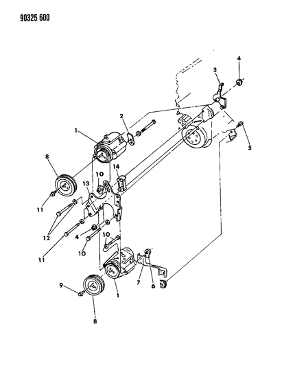 1991 Dodge D250 Air Pump Diagram 1