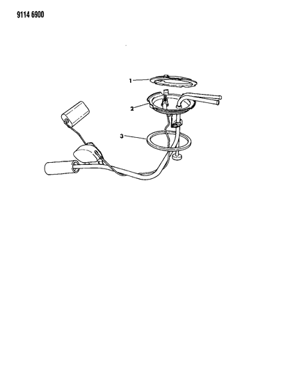 1989 Chrysler Fifth Avenue Fuel Tank Sending Unit Diagram