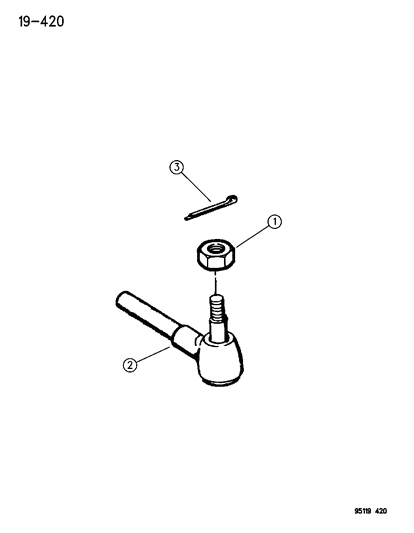 1995 Dodge Caravan Tie Rod Ends Diagram