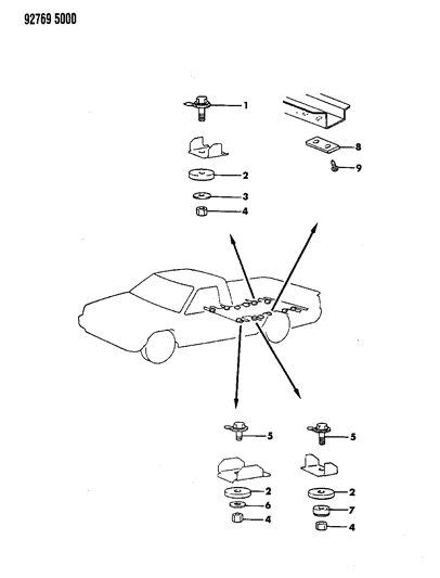 1993 Dodge Ram 50 Mounting Cargo Box Diagram