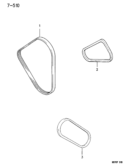 1996 Dodge Stealth Drive Belts Diagram