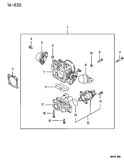 1995 Dodge Stealth Throttle Body Diagram