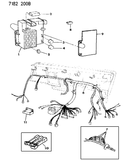 1987 Dodge Charger Instrument Panel Wiring Diagram