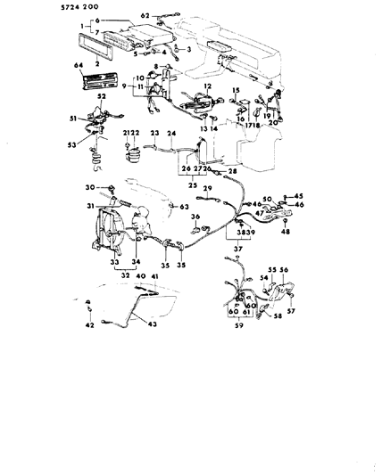 1986 Dodge Conquest RETAINER-GEARSHIFT Link Diagram for MS470058