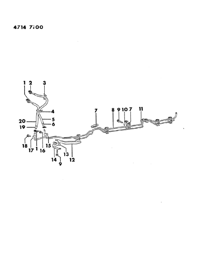 1984 Dodge Ram 50 Fuel Lines Diagram 5