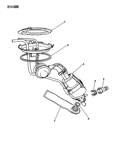 1989 Dodge Caravan Fuel Pump Diagram 2