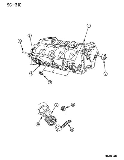 1996 Jeep Grand Cherokee Cylinder Block Diagram