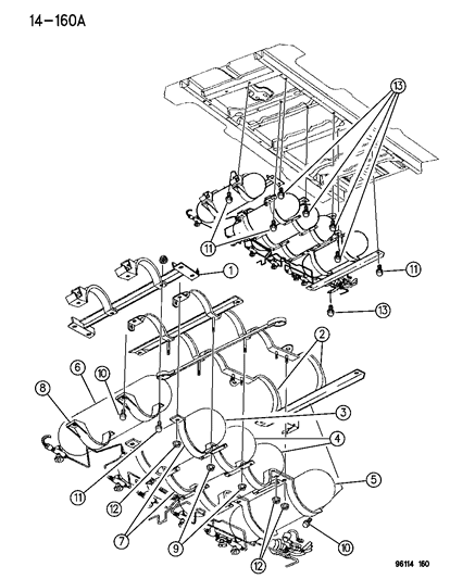 1996 Dodge Caravan Fuel Cylinder Diagram