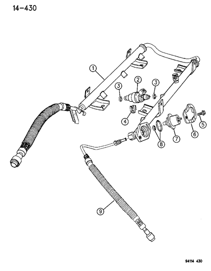 1995 Dodge Caravan Fuel Rail Diagram 2