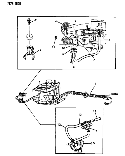 1987 Dodge Lancer EGR System Diagram 2