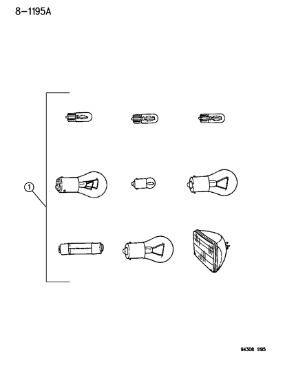 1994 Dodge Ram 2500 Bulbs And Sockets Diagram